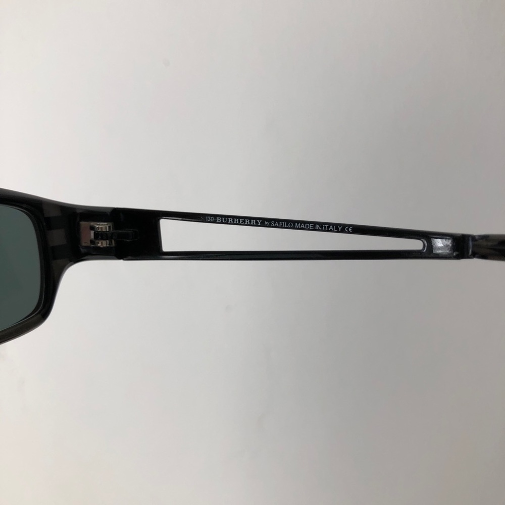 Black Burberry Rectangle Sunglasses - image 3
